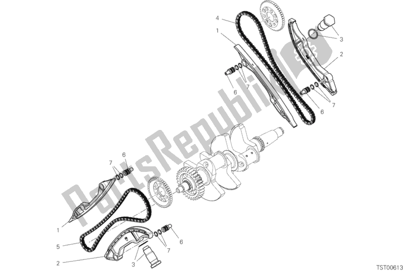 Tutte le parti per il Sistema Di Cronometraggio del Ducati Superbike Panigale V4 S Thailand 1100 2020